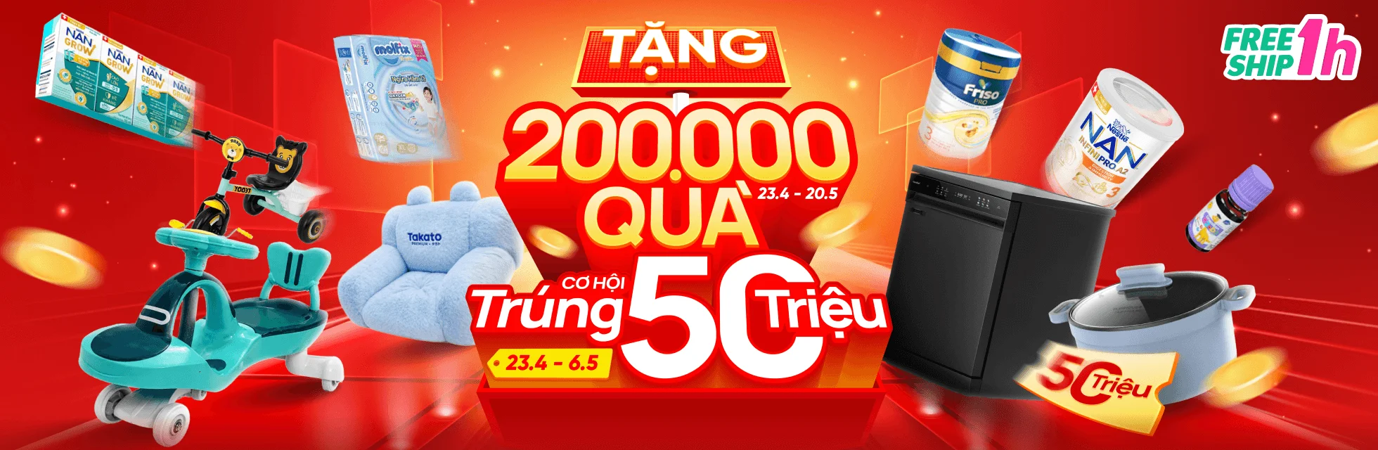 Đại Lễ Quà To T5 - HOME