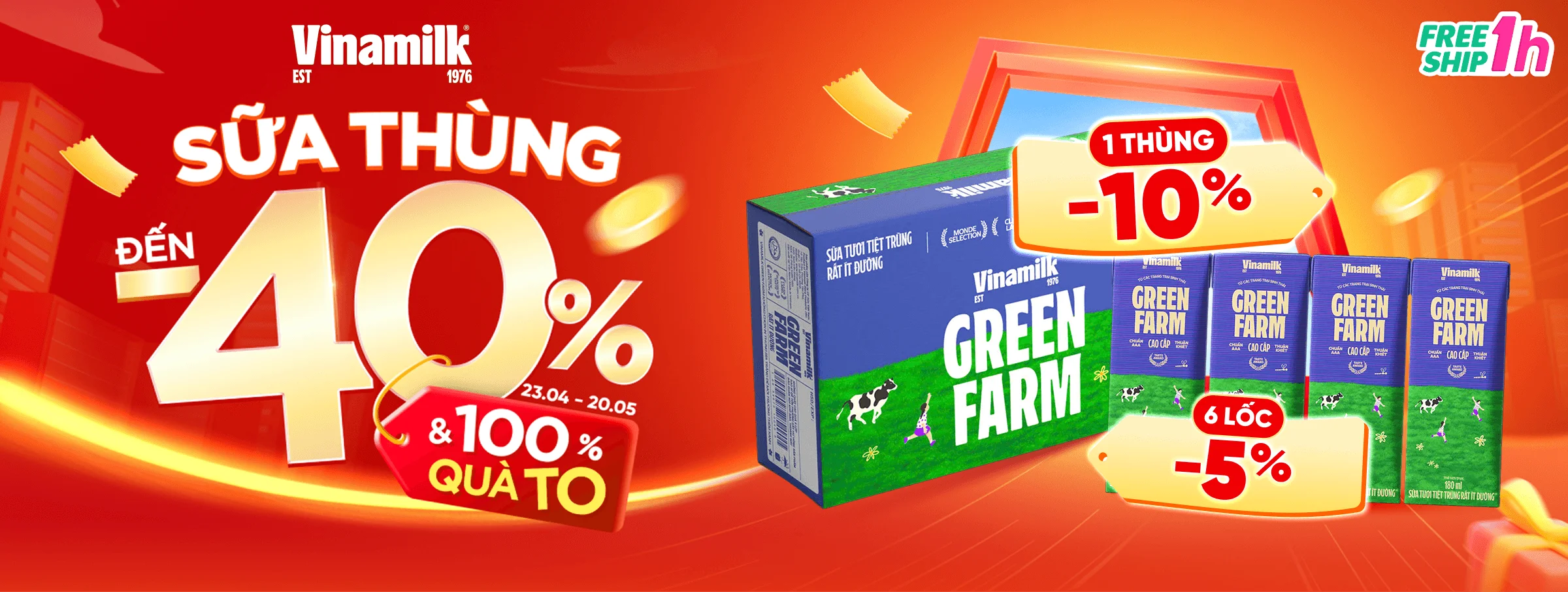 Vinamilk Green Farm T5 - CATE
