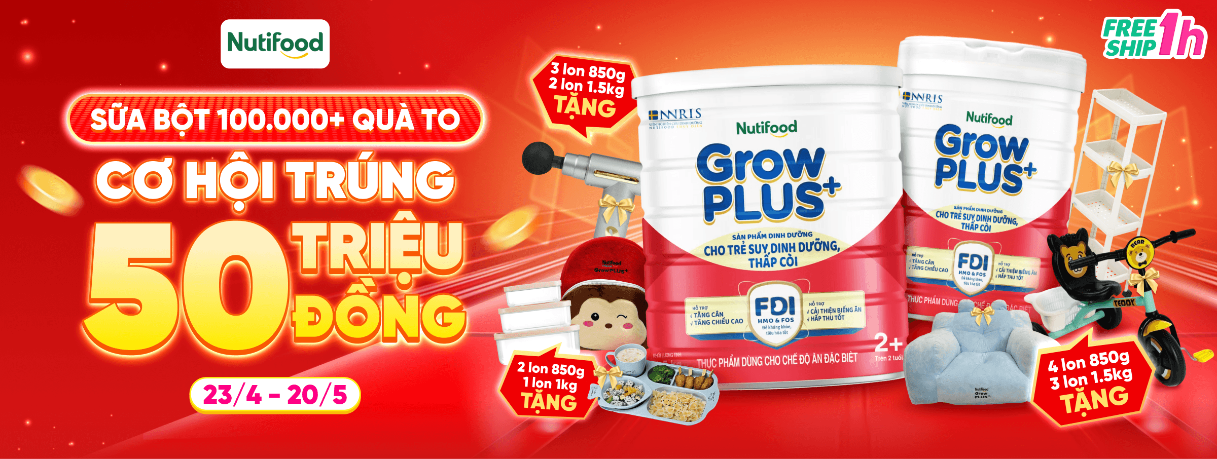 Nutifood - GP Đỏ T5 - CATE & SIS