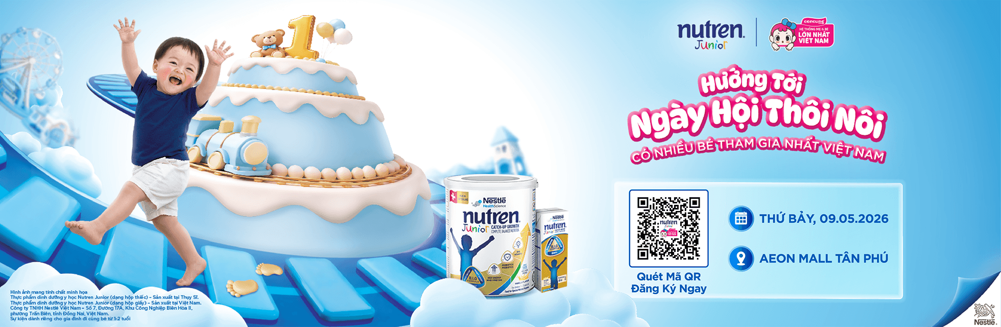 Event Thôi nôi Nutren Junior T5 - HOME
