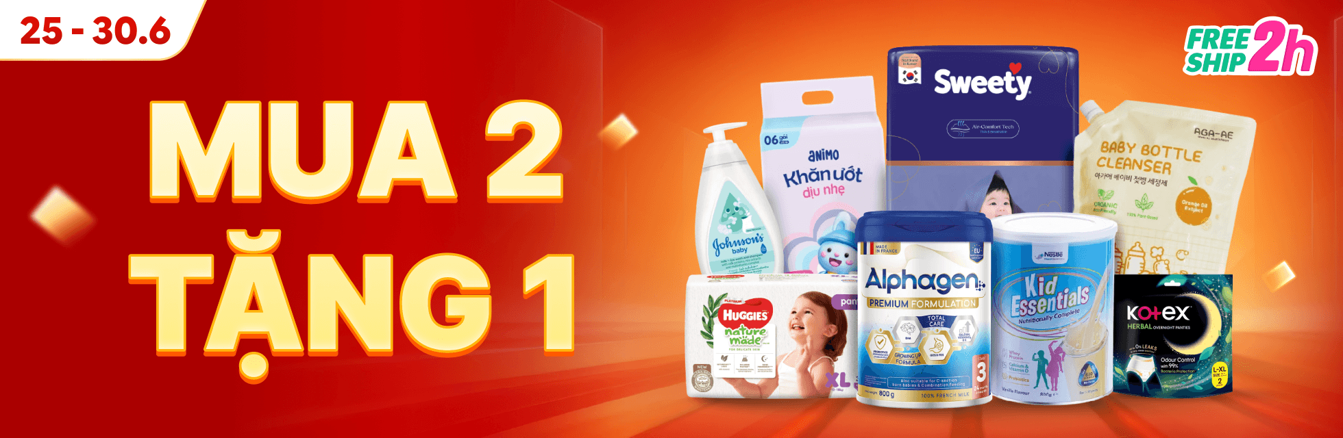 Sales Campaign Tháng 7: MUA 2 TẶNG 1 - HOME