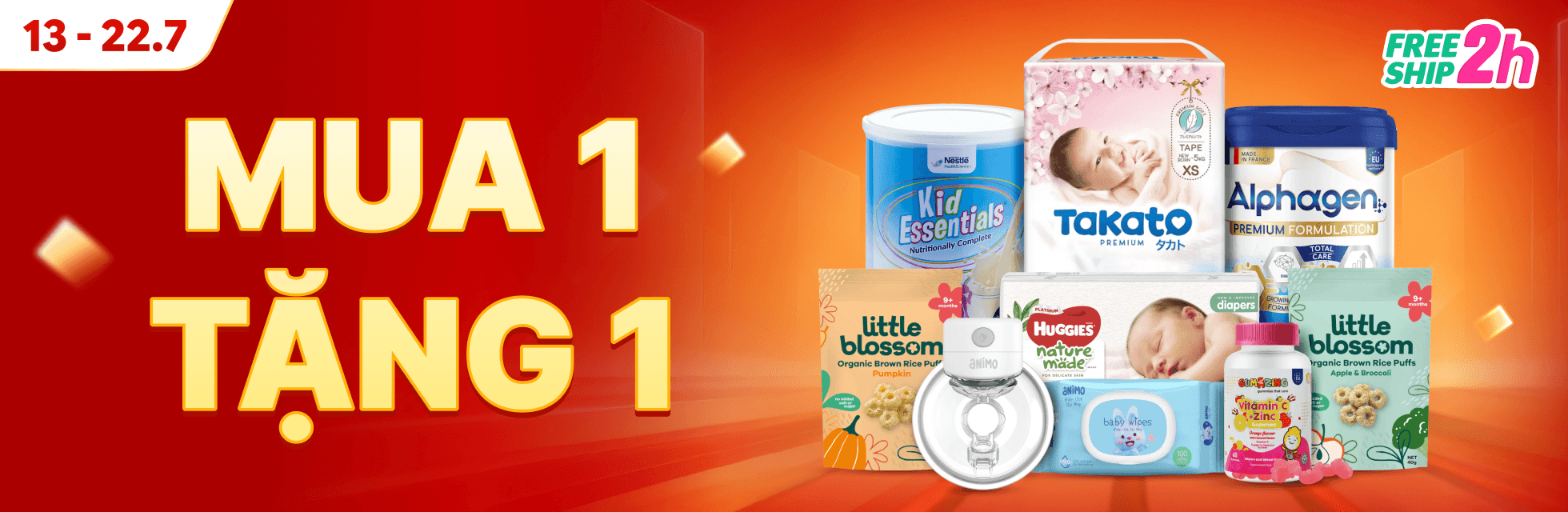 Sales Campaign Tháng 7: MUA 1 TẶNG 1