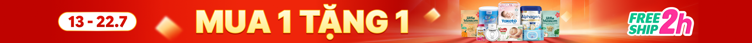 Sales Campaign Tháng 7: MUA 1 TẶNG 1 - TOP 33160