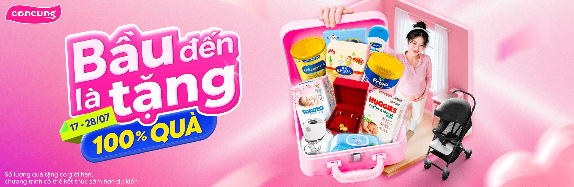 Bầu đến là tặng