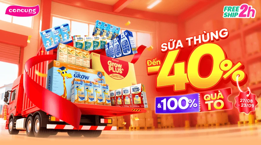 Sữa Thùng -40% CP T9 34200