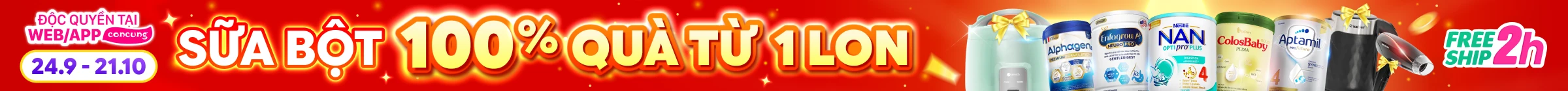 Cate campaign Sữa bột - TOP 34660