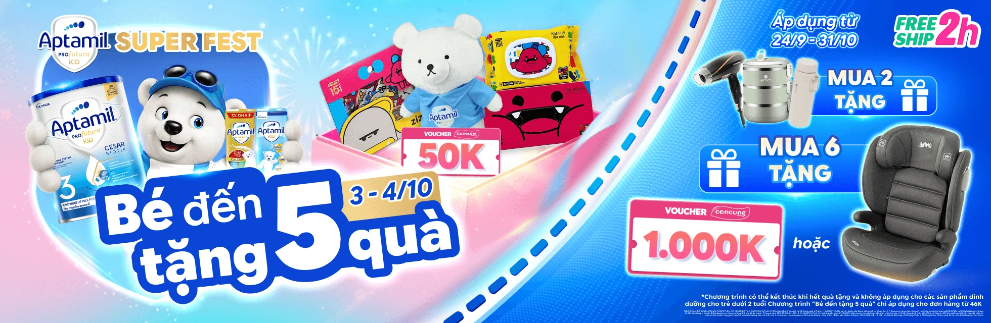 Mega brand campaign Aptamil T10