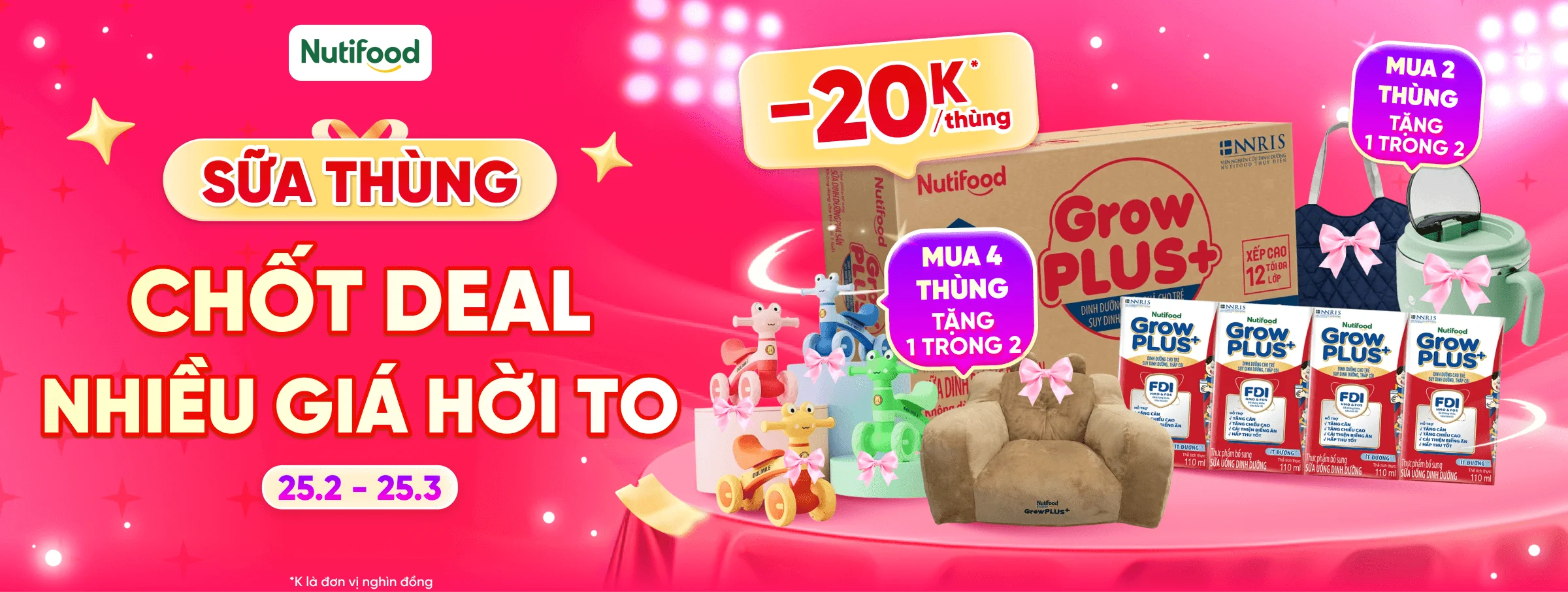 GP đỏ ít đường T3