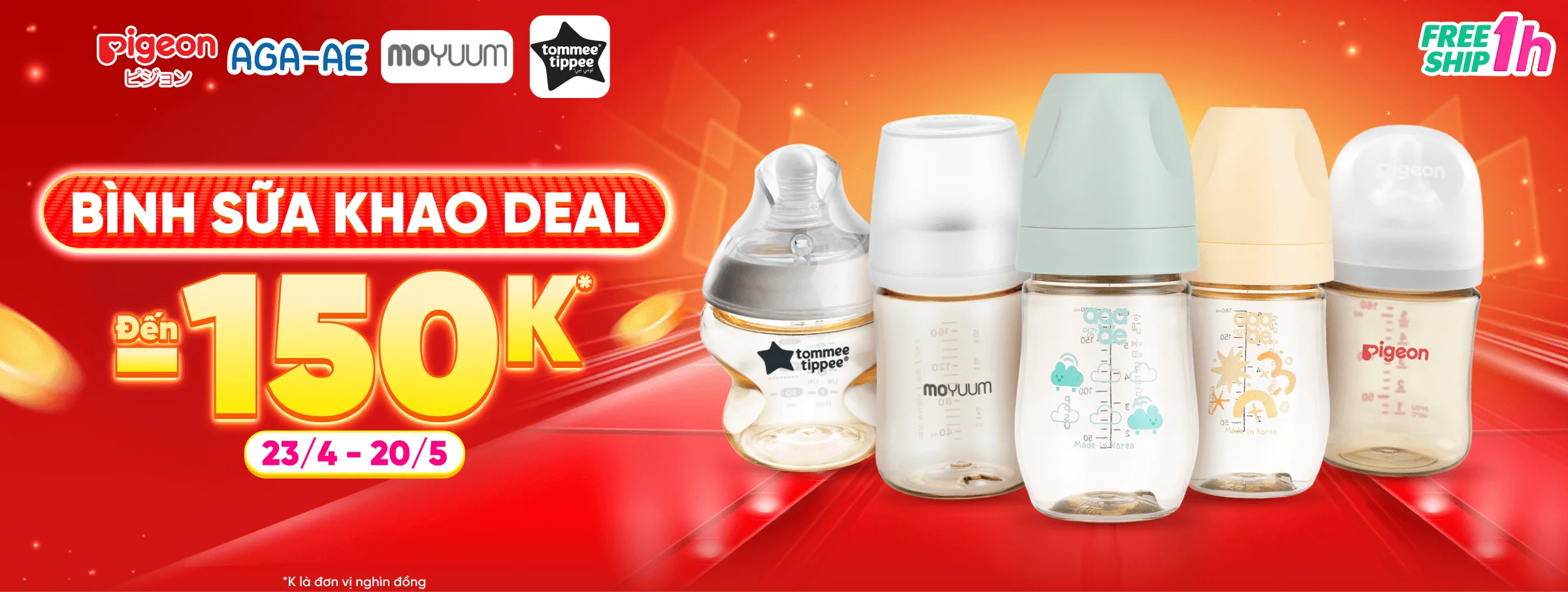 Bình sữa các loại T5 - CATE