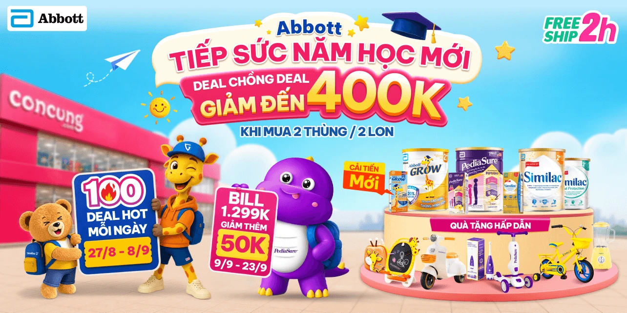 TÃ SỮA GIẢM ĐẾN 30%