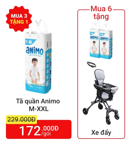 MUA TÃ TẶNG TÃ - TẶNG XE ĐẨY