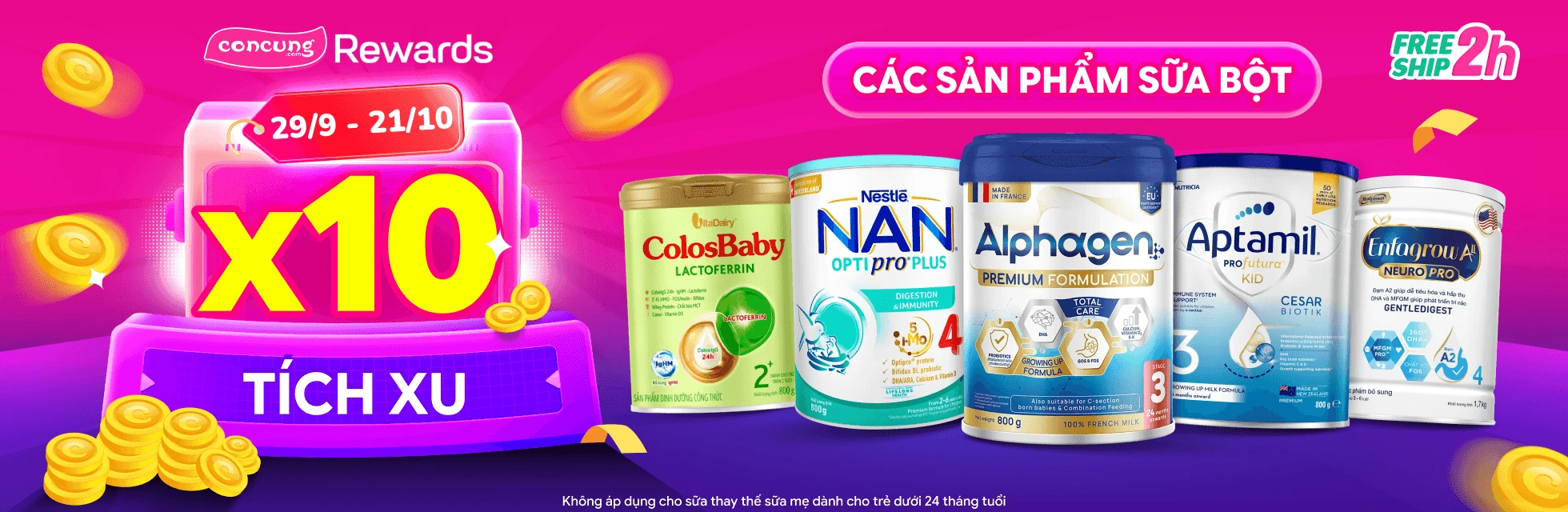 SỮA BỘT 100% QUÀ TỪ 1 LON 