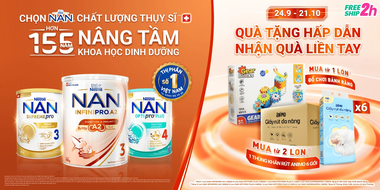 SỮA BỘT 100% QUÀ TỪ 1 LON 