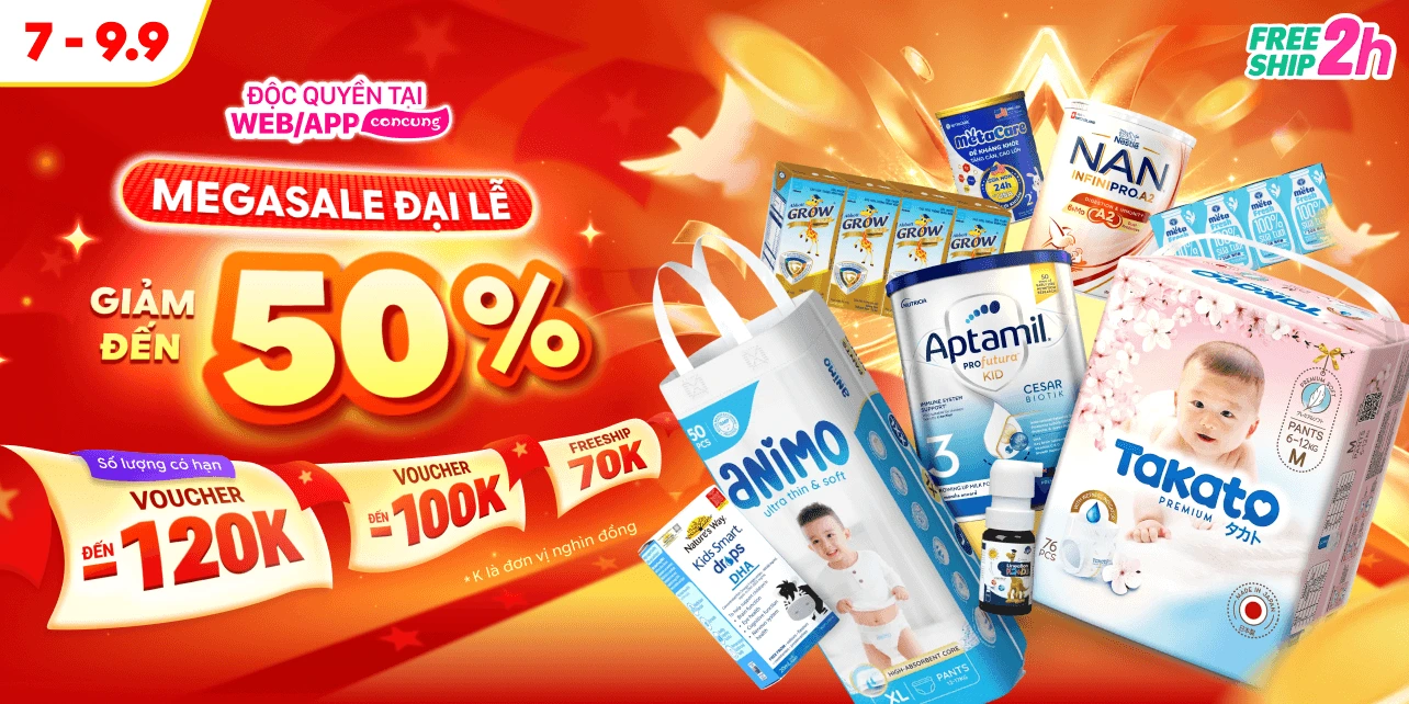MEGA SALE ĐẠI LỄ - GIẢM ĐẾN 50%