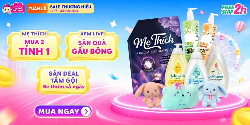 SIÊU SALE THƯƠNG HIỆU - TÃ SỮA GIẢM ĐẾN 30%