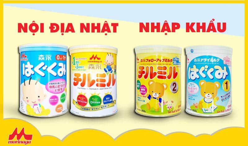 Sữa Morinaga ở Con Cưng là hàng nhập khẩu hay nội địa Nhật?