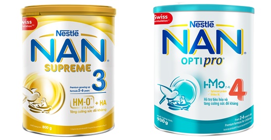 So sánh sữa Nestle NAN Supreme và NAN Optipro 