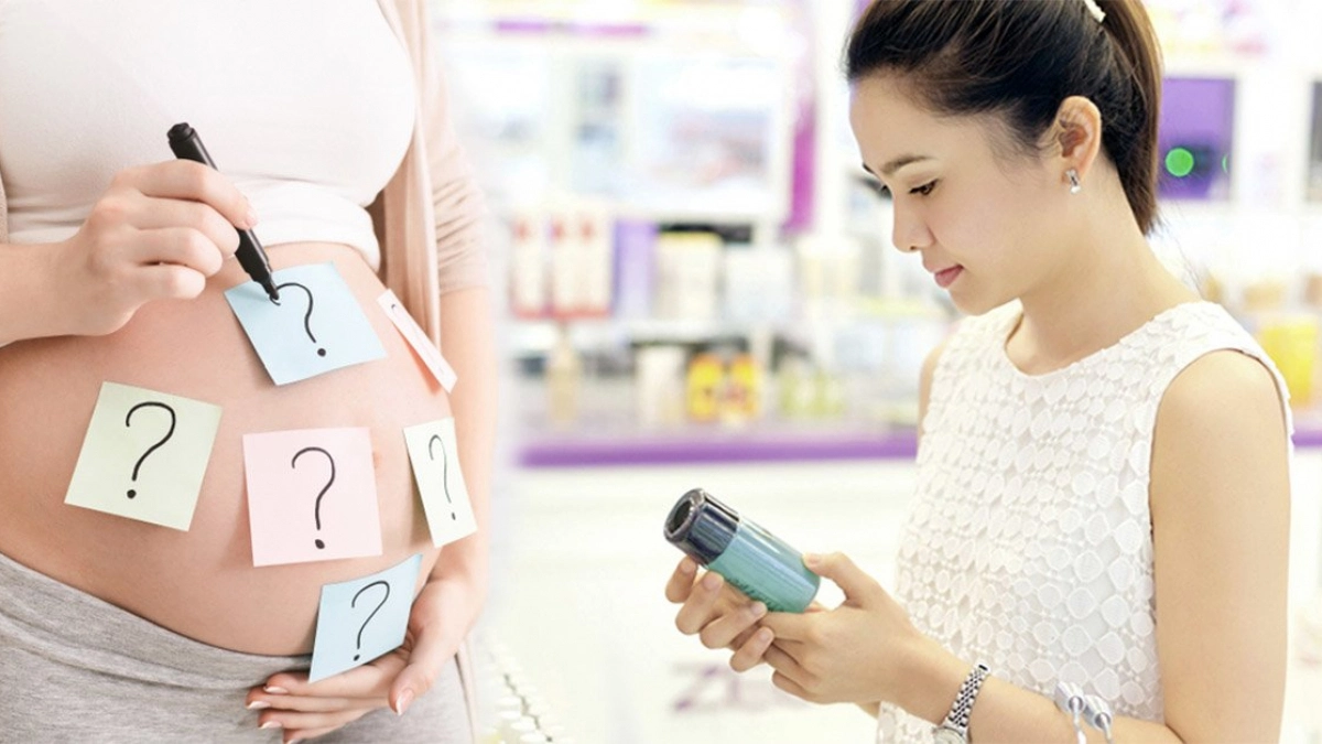 Mẹ bầu có thể dùng mỹ phẩm ở tuần thai thứ 12 không?