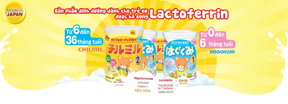 Review Morinaga - Sữa đầu tiên trên thế giới chứa Lactoferrin