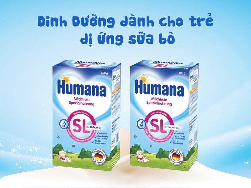 Review sữa Humana SL - sản phẩm dành cho trẻ dị ứng đạm sữa bò