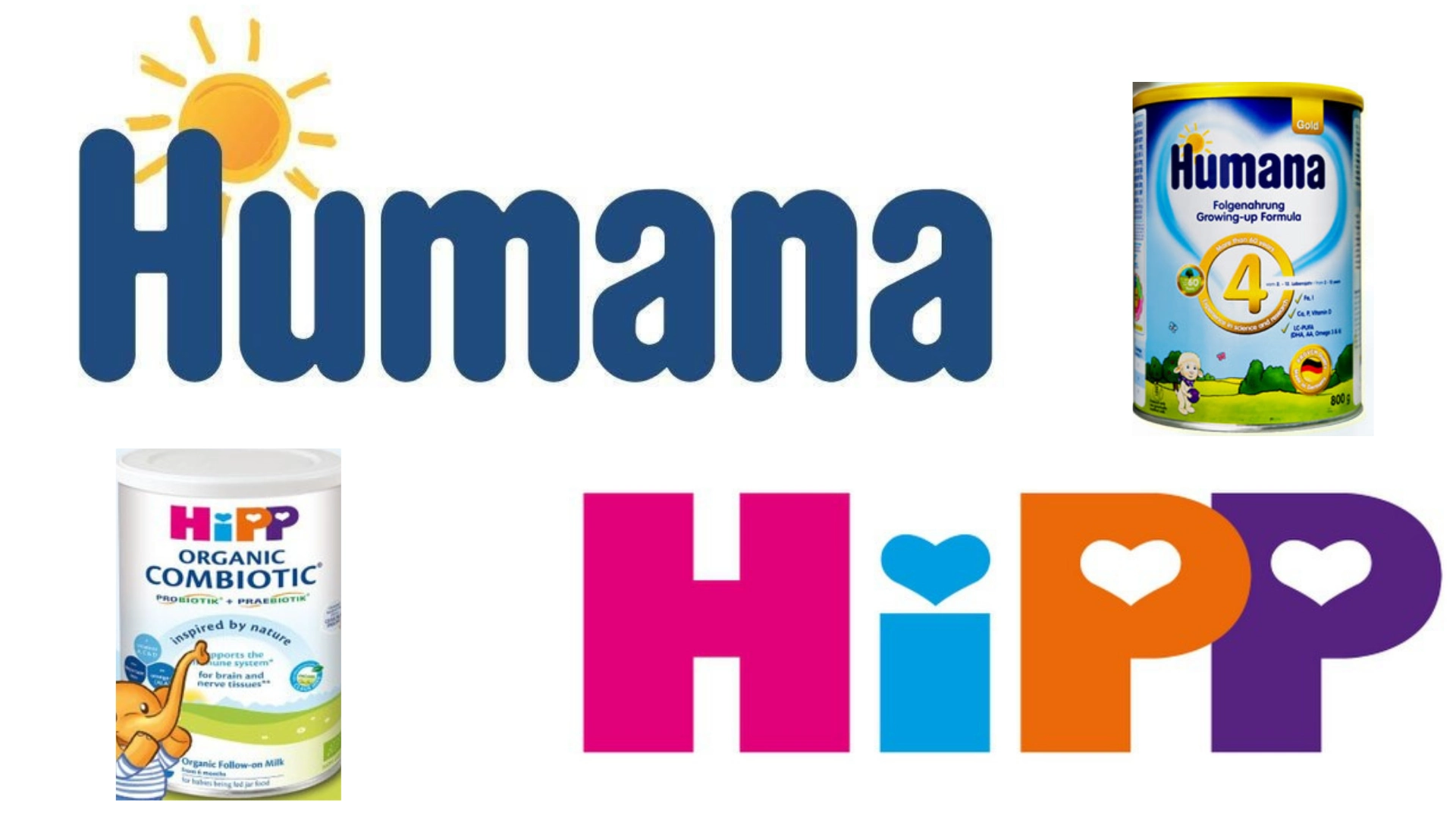 So sánh hai dòng sữa nhập khẩu từ Đức - Humana và HiPP