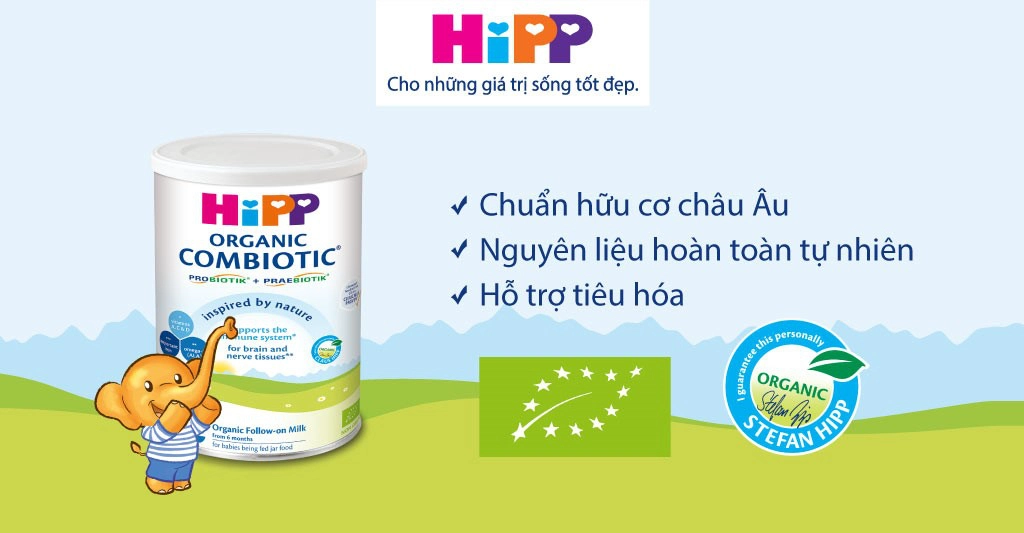  HiPP Organic Combiotic - xu hướng lựa chọn của mẹ bỉm sữa 