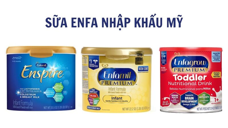Mua sữa Enfa chính hãng nhập khẩu từ Mỹ ở hơn 400 cửa hàng Con Cưng