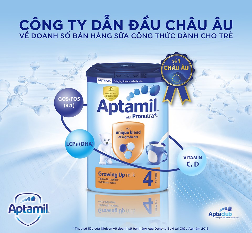 Mách mẹ cách nhận biết sữa Aptamil nhập khẩu chính hãng dễ dàng  