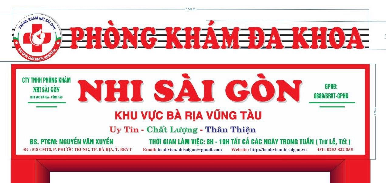 Review chất lượng phòng khám Đa khoa Nhi Sài Gòn Bà Rịa Vũng Tàu