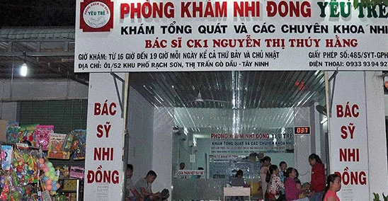 Danh sách các phòng khám nhi đồng ở Tây Ninh uy tín hàng đầu