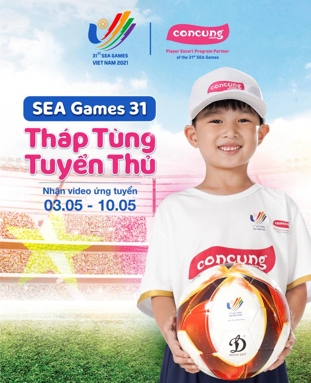 SEA Games 31 - lần đầu Việt Nam tìm vị trí em bé tháp tùng tuyển thủ