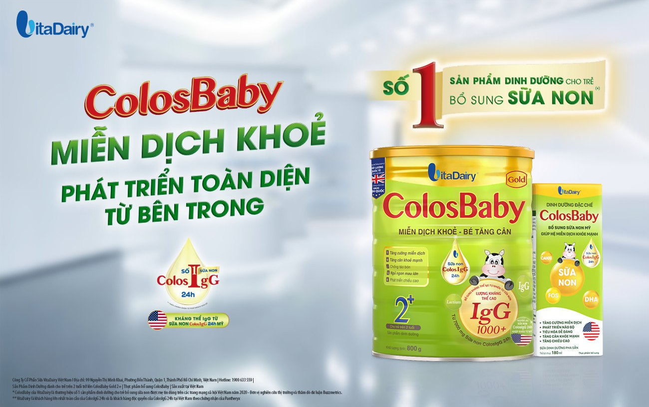 5 lý do mẹ không nên bỏ qua sữa Colosbaby Gold