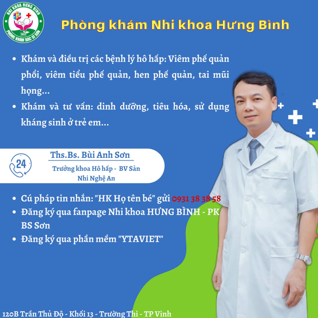 3 phòng khám nhi ở Vinh (Nghệ An) uy tín ba mẹ nên biết 