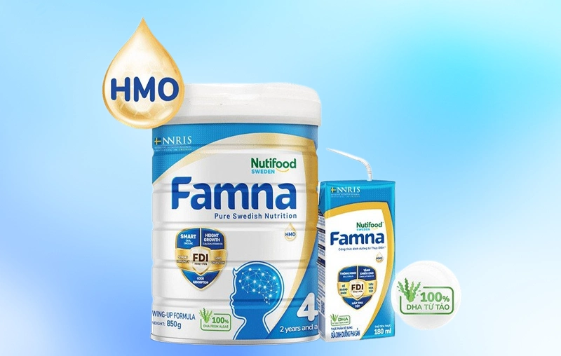 Sữa Famna có mấy loại? Nên chọn loại nào cho con?
