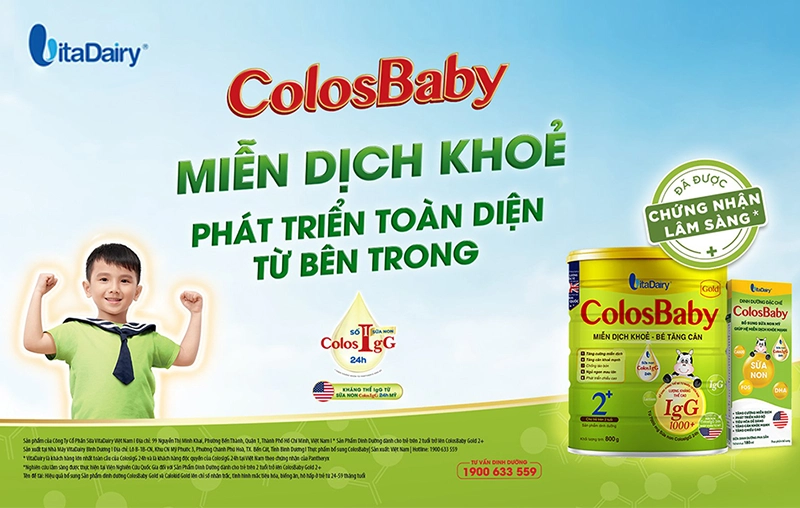 Tìm hiểu về 4 loại sữa Colosbaby chứa sữa non giúp bé tăng cân