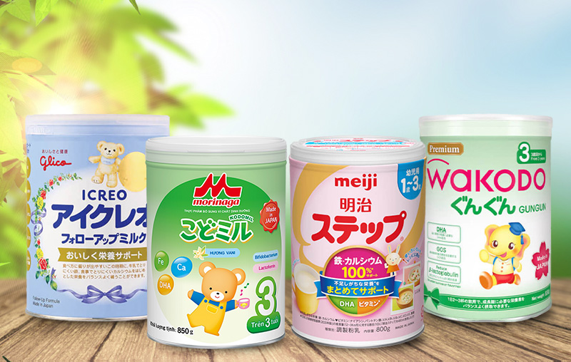 Top 4 sữa Nhật cho bé được ưa chuộng bậc nhất hiện nay