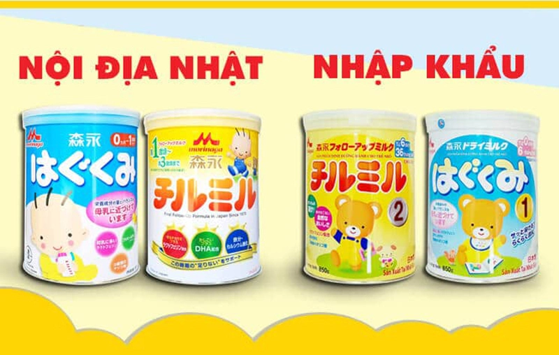 Sữa Morinaga Nhật ở Con Cưng là hàng nhập khẩu hay nội địa?