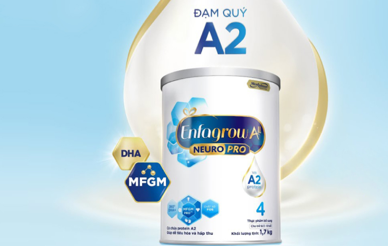 Sữa Enfa A2 NeuroPro có bao nhiêu loại? Giá bao nhiêu?
