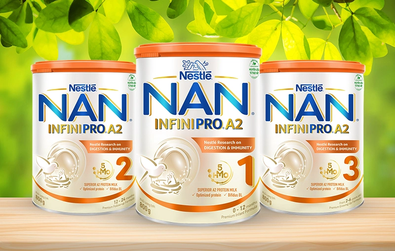 Sữa NAN A2 Infinipro chứa đạm A2 có tốt không? Dành cho bé bao nhiêu tuổi?