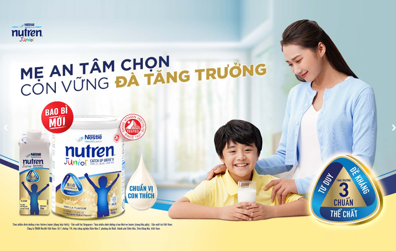 Tất tần tật về sữa Nutren Junior dành cho trẻ suy dinh dưỡng