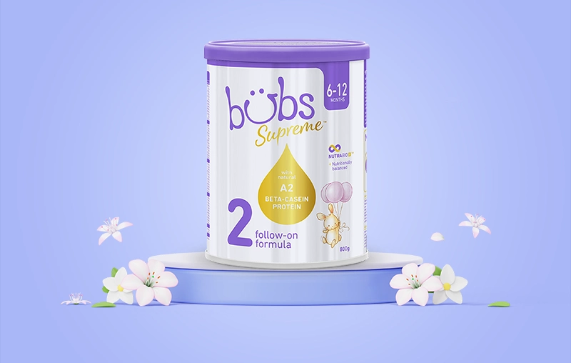 Khám phá 4 lý do mẹ nên cho bé sử dụng sữa Bubs Supreme số 2