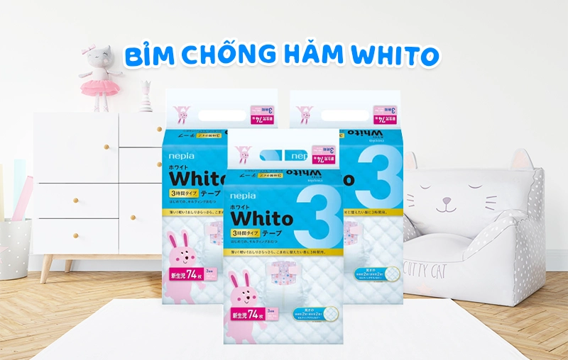 Bỉm chống hăm Whito có hiệu quả không? Giá bao nhiêu?