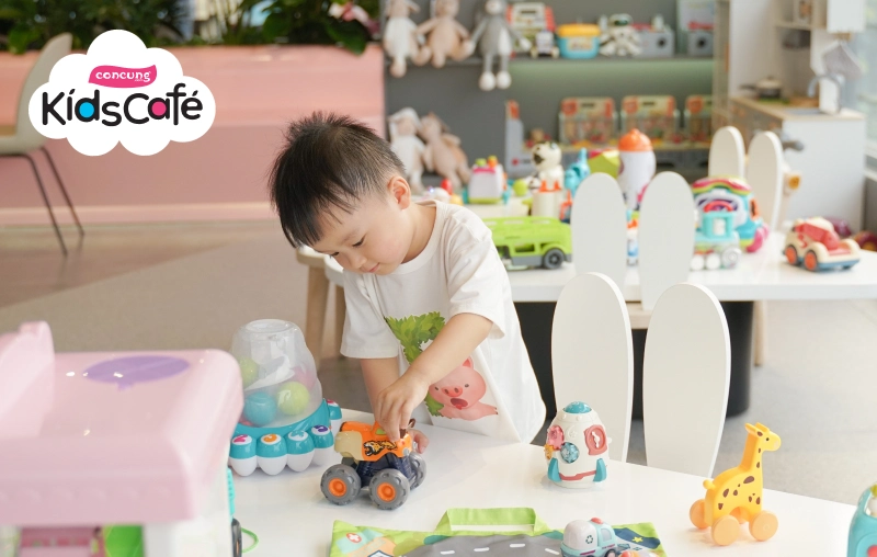 Khám phá tổ hợp trò chơi thú vị tại khu vui chơi cho bé Con Cưng Kids Café