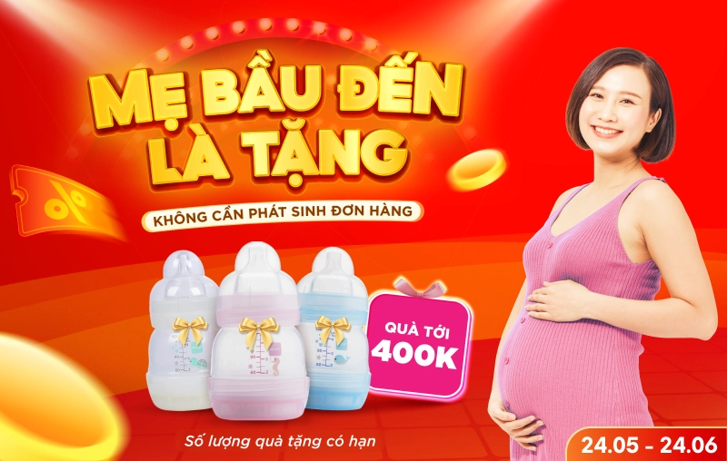 CỰC HOT: MẸ BẦU ĐẾN LÀ TẶNG 