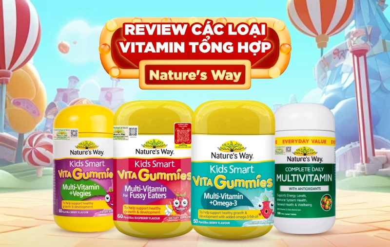 Các loại vitamin tổng hợp Nature’s Way: Review, Công dụng