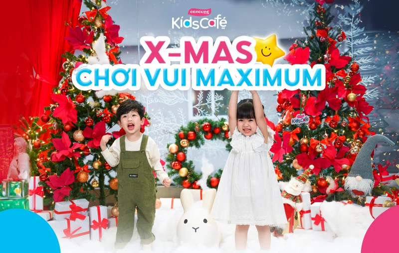 [2024] Giáng Sinh rộn ràng: Khuyến mãi đặc biệt tại Con Cưng Kids Cafe!