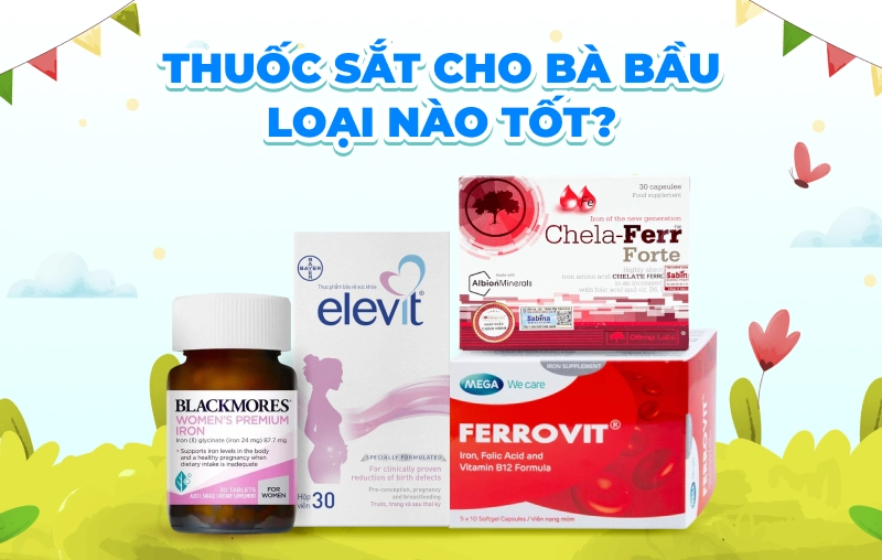 Review thuốc sắt cho bà bầu loại nào tốt? 