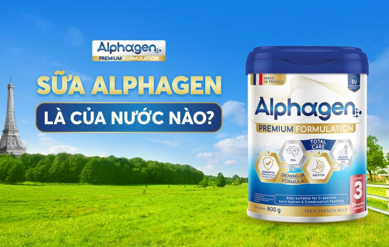 Sữa Alphagen cho trẻ sơ sinh là của nước nào? Có tốt không?