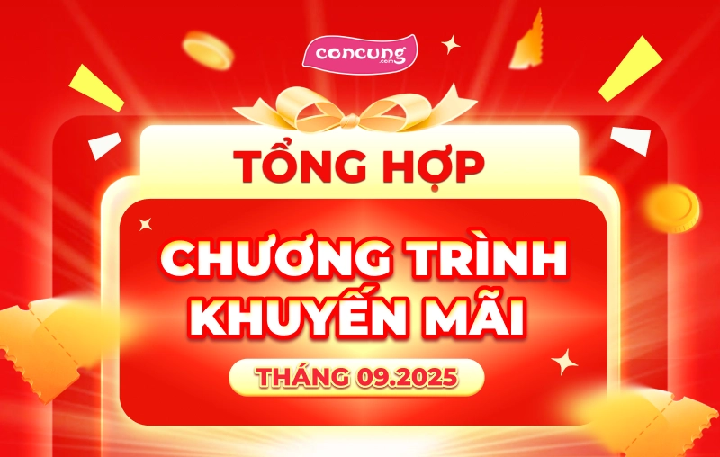 TỔNG HỢP CHƯƠNG TRÌNH KHUYỄN MÃI THÁNG 09.2025