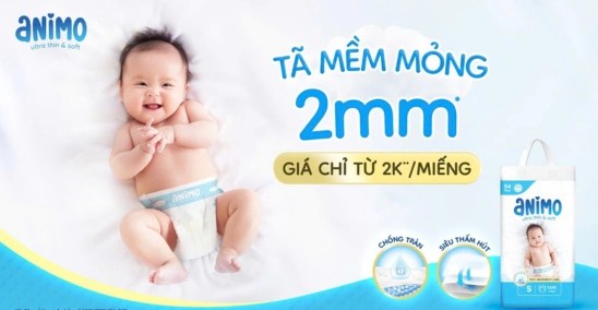 Tã Animo có tốt không? Review chi tiết tã Animo cho bé